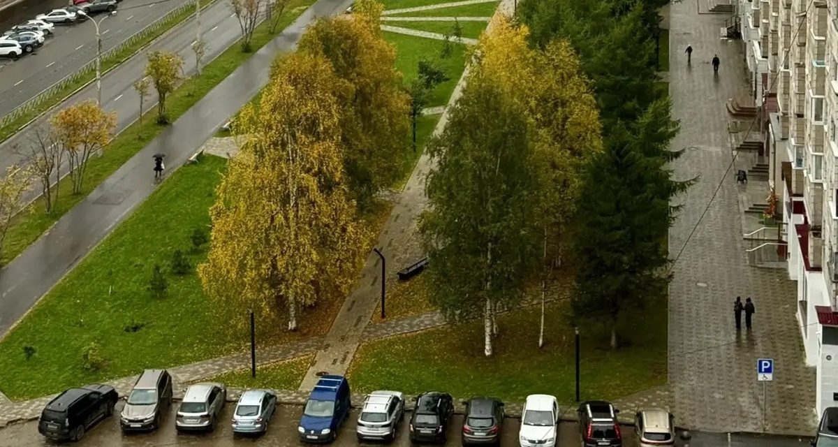 Архангельск показали с высоты в осенних красках